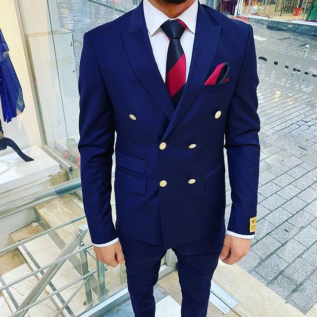 Two piece slim fit suits